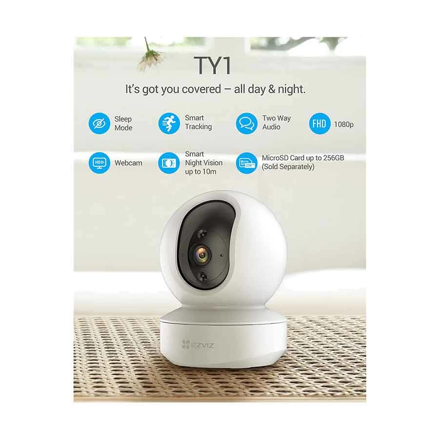 EZVIZ TY1 Pro FHD WiFi Smart Dome IP Camera